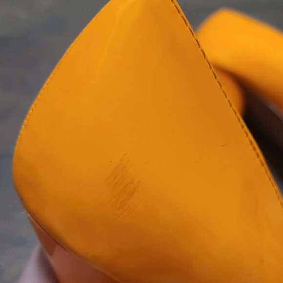 Charlotte Russe orange platform heels - Picture 3 of 7